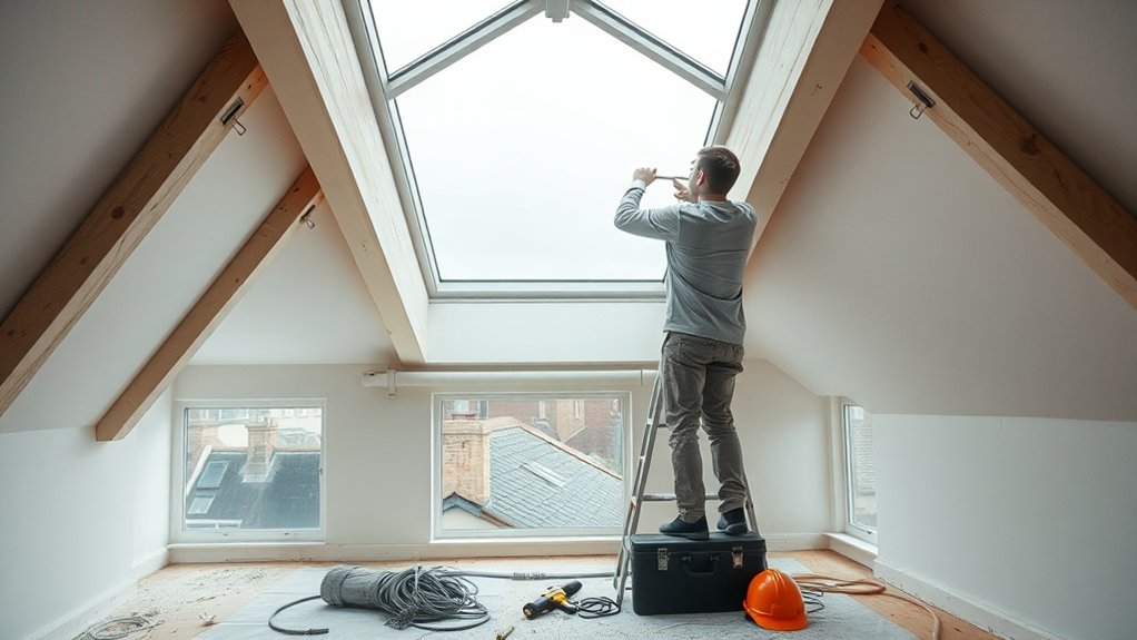 Electric Skylight Installation St John's Wood