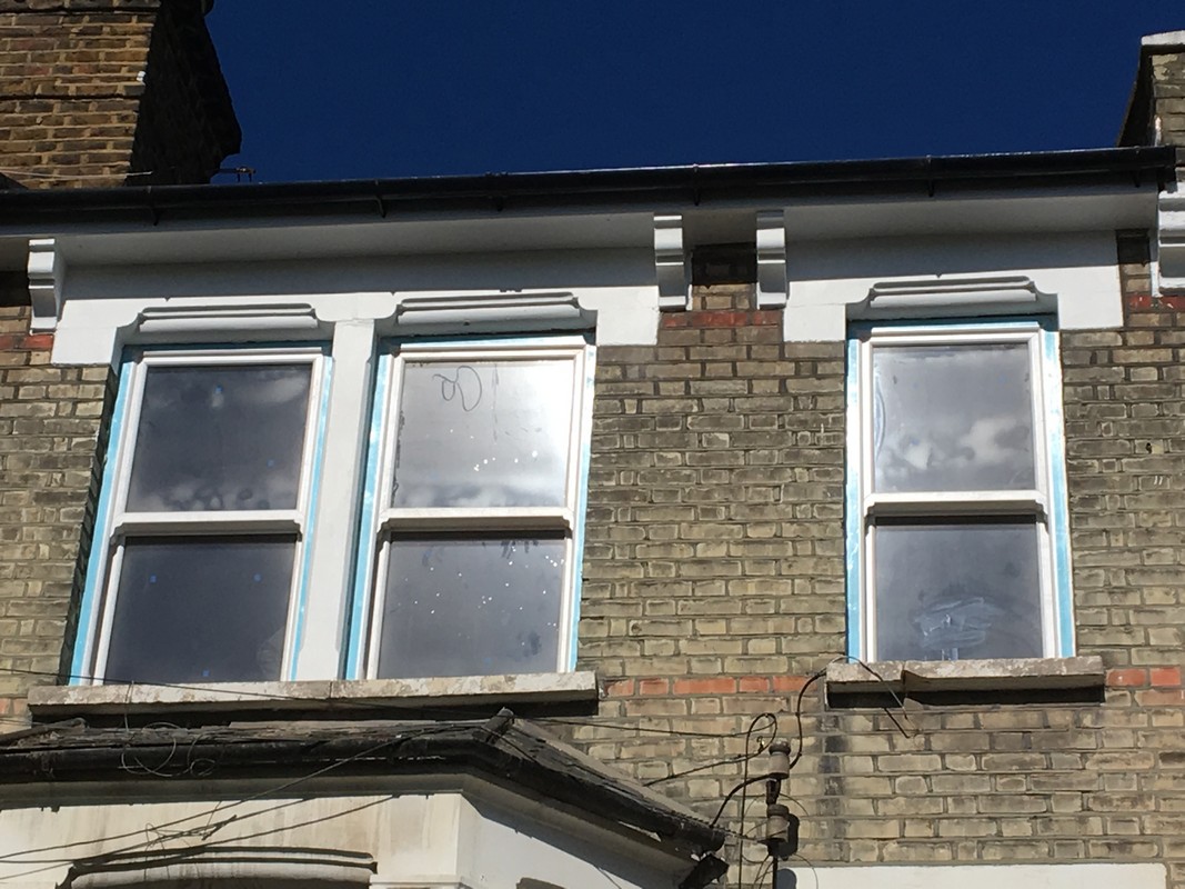 New uPVC sash windows fitted on Victorian terrace in St John's Wood